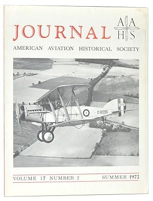 Imagen del vendedor de American Aviation Historical Society Journal, Volume 17, Number 2 (Summer 1972) a la venta por Cat's Cradle Books