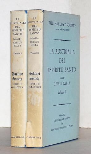 La Australia del espiritu santo. The Journal of Fray Martin de Munilla O.F.M. and other documents...