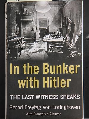 Seller image for In the Bunker with Hitler: The Last Witness Speaks for sale by Mad Hatter Bookstore