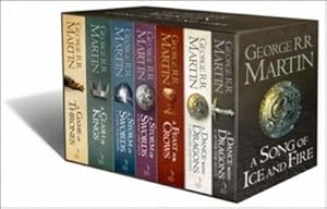 Seller image for A Game of Thrones: The Story Continues. 7 Volumes Boxed Set (A Song of Ice and Fire) : A Game of Thrones / A Clash of Kings / A Storm of Swords, Vol.1: Steel and Snow / A Storm of Swords, Vol.2: Blood and Gold / A Feast for Crows / A Dance With Dragons, Vol.1: Dreams and Dust / A Dance With Dragons, Vol.2: After the Feast for sale by AHA-BUCH GmbH