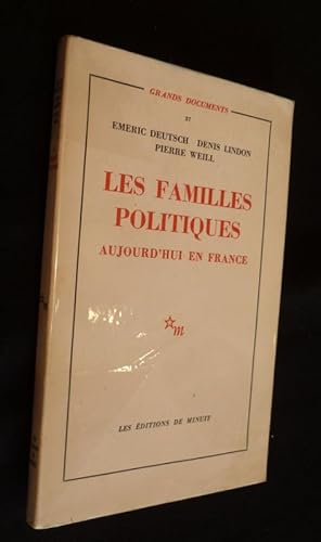 Bild des Verkufers fr Les familles politiques aujourd'jui en France zum Verkauf von Abraxas-libris