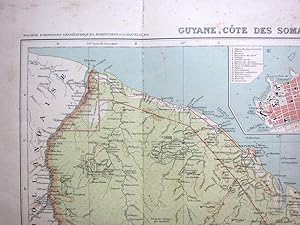 Guyane, Côte des Somalis, Inde Francaise, St. Pierre et Miquelon - Atlas des Colonies Francaises ...