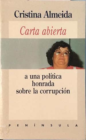 Bild des Verkufers fr Carta abierta a una poltica honrada sobre la corrupcin zum Verkauf von LIBRERA SOLN