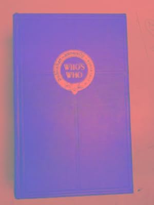 Bild des Verkufers fr Who's Who 1972: an annual biographical dictionary zum Verkauf von Cotswold Internet Books