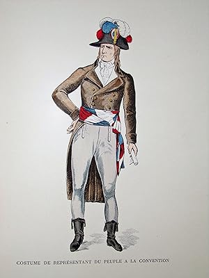 Costumes, insignes, cartes, médailles des députés 1789-1898.