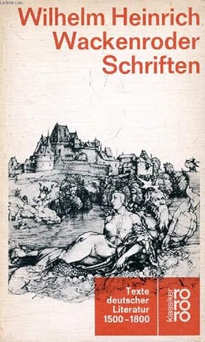 Image du vendeur pour SMTLICHE SCHRIFTEN (TEXTE DEUTSCHER LITERATUR, 1599-1800) mis en vente par Le-Livre