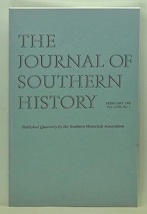 The Journal of Southern History, Volume 58, Number 1 (February 1992)