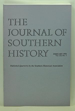 Seller image for The Journal of Southern History, Volume 60, Number 1 (February 1994) for sale by Cat's Cradle Books