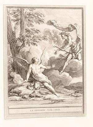 Bild des Verkufers fr The Fables of Jean de la Fontaine. Monograph by Frances J. Brewer. With a Leaf from the Memorial Edition of the Fables Chosies, illustrated by Jean-Bapiste Oudry and Printed in Paris by Charles-Antoine Jombert 1755-59. zum Verkauf von Henry Sotheran Ltd