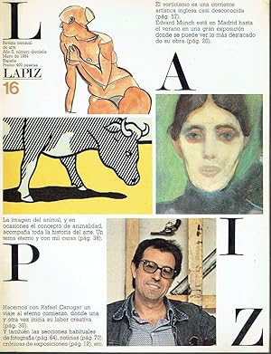 Lápiz, nº 16, mayo de 1984. Revista mensual de arte. Año II.