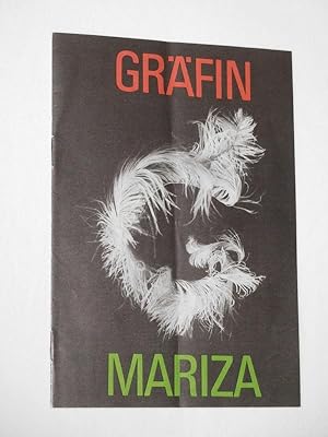 Imagen del vendedor de Programmheft 1 Metropol-Theater 1982/83. GRFIN MARIZA von Brammer/ Grnwald, Kalman. Insz.: Hans-Joachim Martens, musikal. Ltg.: Gnter Joseck, Bhnenbild/ Kostme: Manfred Bitterlich. Mit Sigrid Kasten (Grfin Mariza), Karl-Heinz Kossler, Heinz Hillmann, Wolfgang Eilers, Ingrid Krau, Wolfgang Meusel, Eva Rath a la venta por Fast alles Theater! Antiquariat fr die darstellenden Knste