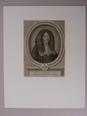 Seller image for Porträt des Gregorius Fridericus Gumpelzhaimerus. for sale by Kunstantiquariat Rolf Brehmer