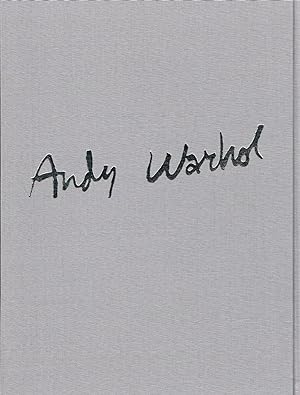 ANDY WARHOL 1983 / 1984 - WITH AN ORIGINAL COLOR SILKSCREEN PRINT BOUND IN