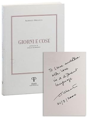 Giorni e Cose [Inscribed & Signed with Autograph Note, Signed, laid in]