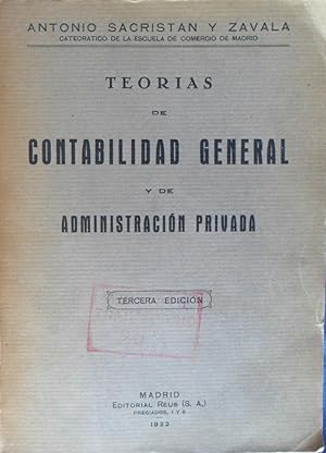 Teorías De Contabilidad General Y De Administración Privada