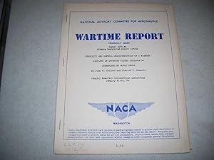 Imagen del vendedor de Stability and Control Characteristics of a Fighter Airplane in Inverted Flight Attitude as Determined by Model Tests (NACA Wartime Report) a la venta por Easy Chair Books