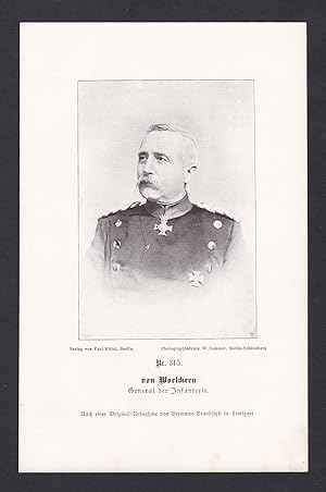 Bild des Verkufers fr von Woelckern. General der Infanterie. zum Verkauf von Antiquariat Steffen Vlkel GmbH