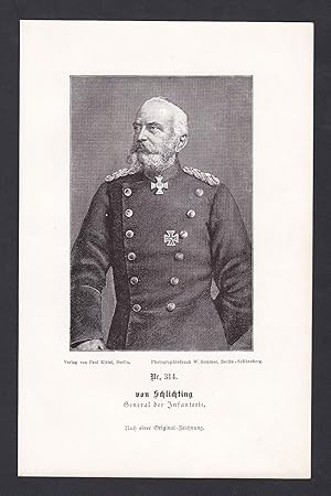 Bild des Verkufers fr von Schlichting. General der Infanterie. zum Verkauf von Antiquariat Steffen Vlkel GmbH