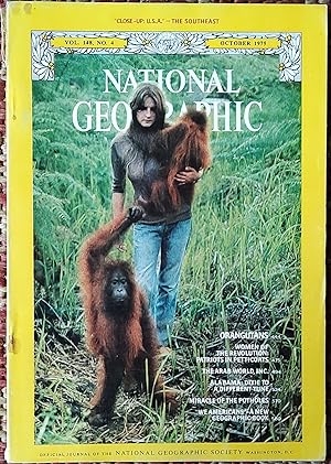 National Geographic Magazine October, 1975 / "Orangutans";" "Women of the Revolution: Patriots in...