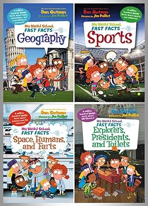 Seller image for My Weird School Series Fast Facts Collection Set 1-4 Paperback Dan Gutman New for sale by Lakeside Books