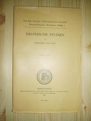 Image du vendeur pour Delphische Studien mis en vente par Expatriate Bookshop of Denmark