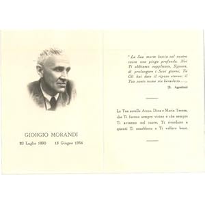 Giorgio Morandi's death notice