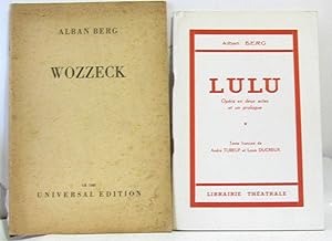 Image du vendeur pour 2 livrets: Lulu opra en deux actes et un prologue + Wozzeck mis en vente par crealivres