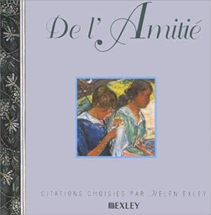 Seller image for De l'amiti for sale by crealivres