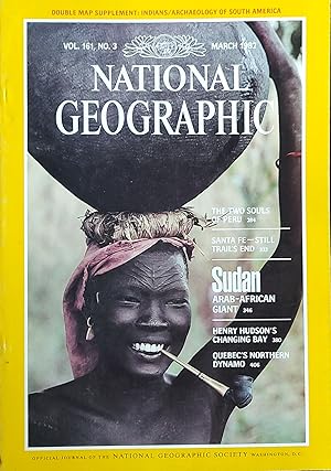 National Geographic Magazine March 1982 / "The Two Souls Of Peru" / "Sante Fe - Still Trails End"...