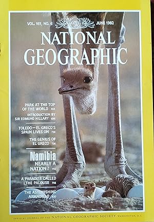 National Geographic Magazine , June 1982 / "Park at the Top of the World;" / "Toledo - El Greco's...