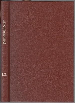 Imagen del vendedor de Der Heimatwanderer - Monatsblatt des Bundes Die Heimatwanderer. Komplette Folge beginnend mit Erster Jahrgang Erstes - Zwlftes Blatt Januar bis Dezember 1921 und 2. Jahrgang Heft 1 Januar Heft 10/12 Oktober/Dezember 1922. a la venta por Antiquariat Carl Wegner