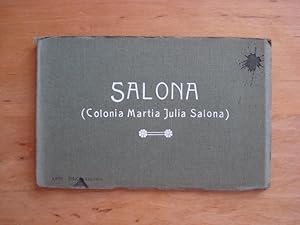 Bild des Verkufers fr Ansichtskarten / Leporello mit 12 s/w-Foto-Postkarten (komplett) - Salona (Colonia Martia Julia Salona) zum Verkauf von Antiquariat Birgit Gerl