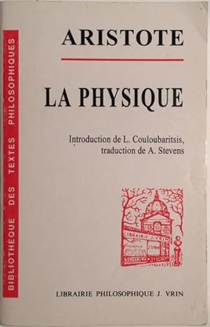 Image du vendeur pour Aristote: La Physique (Bibliotheque Des Textes Philosophiques - Poche) (French Edition) mis en vente par Metakomet Books