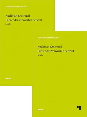 Seller image for Fhrer der Verwirrten der Zeit. Bnde 1 und 2 (Philosophische Bibliothek) for sale by artbook-service
