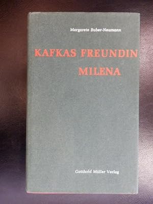 Immagine del venditore per Kafkas Freundin Milena venduto da Antiquariat Lastovka GbR