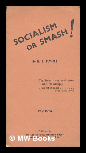 Seller image for Socialism or smash! for sale by MW Books Ltd.