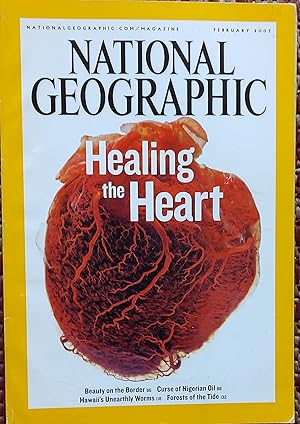 Seller image for National Geographic Magazine, February, 2007 / Cardiovascular Surgery & the Human Heart; Nigerian oil reserves; Worms in Hawaii; Mangrove Forests; Big Bend Region of Texas & Mexico. for sale by Shore Books