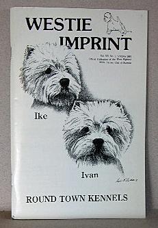 Bild des Verkufers fr WESTIE IMPRINT, VOL. VII, NO. 1, SPRING 1991 zum Verkauf von B A Downie Dog Books