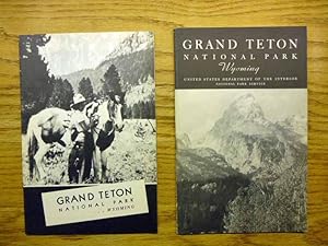 Grand Teton National Park - Wyoming - United States Department of the Interior - (two booklet lis...
