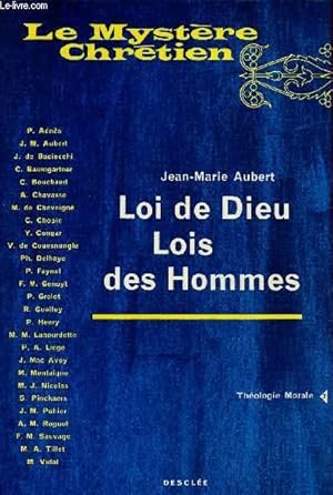 Bild des Verkufers fr LOI DE DIEU, LOIS DES HOMMES zum Verkauf von Le-Livre