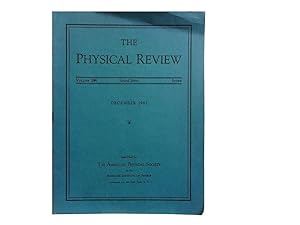 The Physical Review: Second Series Vol 164 Index December 1967