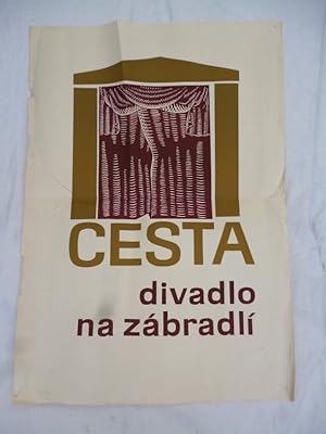Poster/Plakat Cesta - divadlo na zábradlí. Theatre Theater Praha Prag