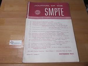 Journal of the SMPTE Volume 73, number 11 november 1964