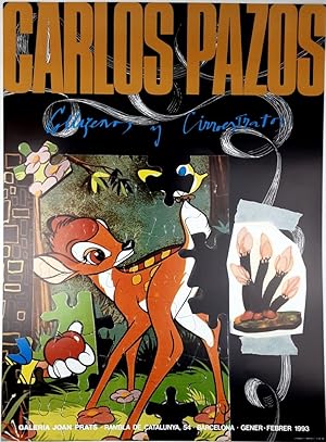 Carlos Pazos - (Ausstellungsplakat, Galeria Joan Prats, Barcelona / 1993)