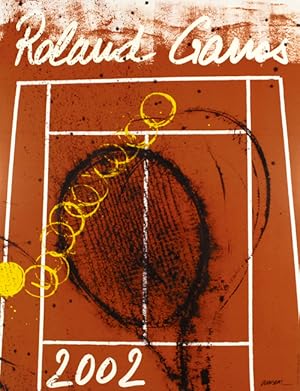 Roland Garros 2002 - (Farboffsetlithografie - entstanden anlässlich des Tennisturniers 2002)