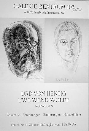 Urd von Hentig / Uwe Wenk-Wolff, Norwegen : Aquarelle, Zeichnungen, Radierungen, Holzschnitte - (...