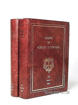 Anuário da Nobreza de Portugal, 1985, III, I-II. (Instituto Português de Heráldica). [TWO VOLUMES].