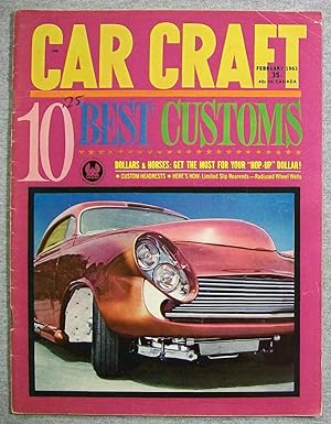 Bild des Verkufers fr Car Craft Magazine, February 1963, Volume 10, Number 10 zum Verkauf von Book Nook
