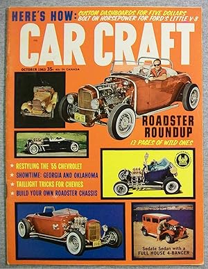 Bild des Verkufers fr Car Craft Magazine, October 1963, Volume 11, Number 4 zum Verkauf von Book Nook