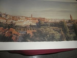 Vista de Tarazona. Litografia coloreada